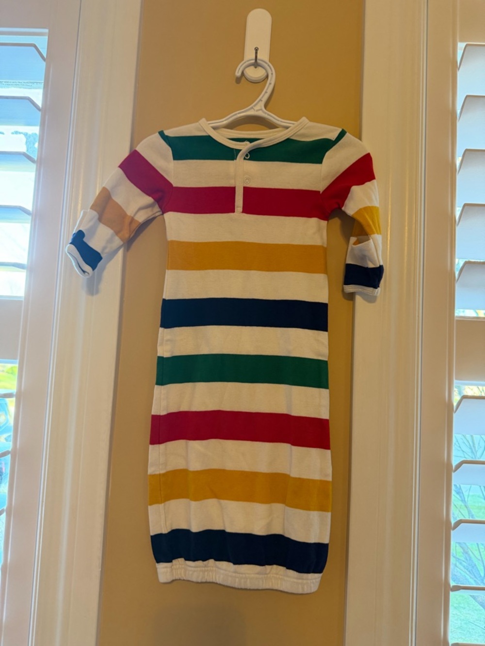 Hudson's Bay Company 0-6 month Striped Baby nightgown
